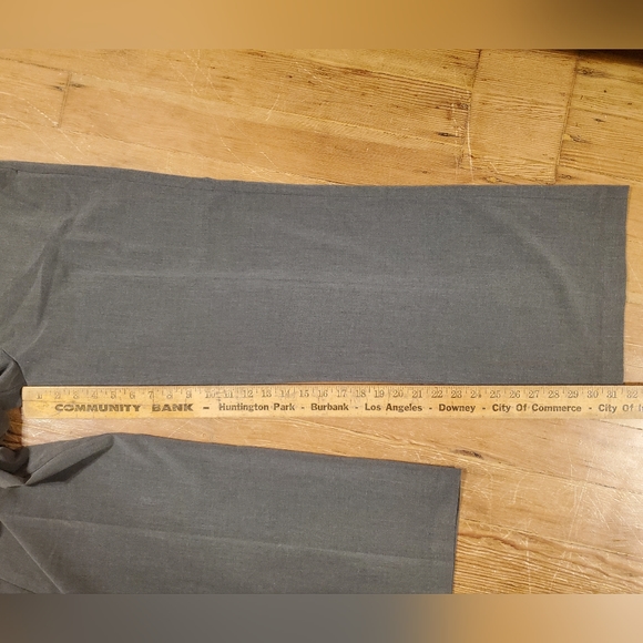 NWT Ninety Charcoal Straight Legged Dress Pants Size 12 Office Workwear Business - Picture 7 of 8